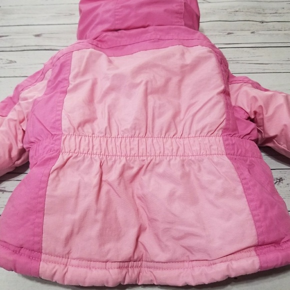 Kids Baby Hooded Pink Winter Jacket - Picture 4 of 7